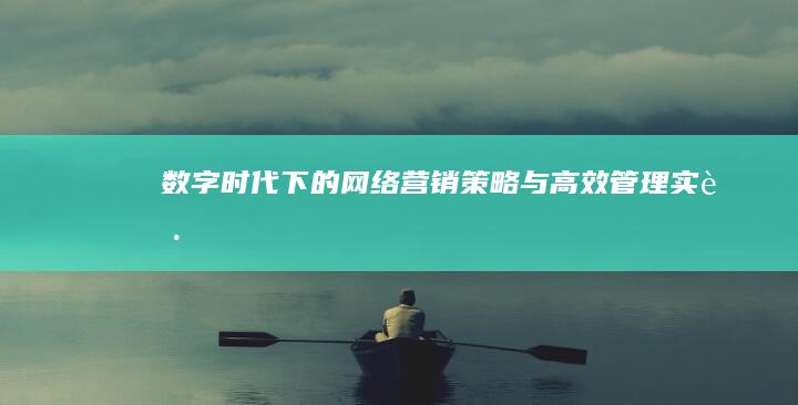 数字时代下的网络营销策略与高效管理实践